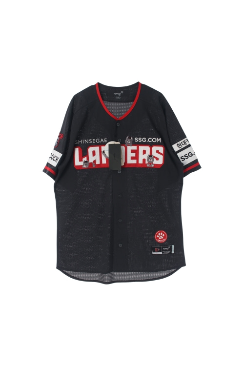 형지엘리트 (Man - 2XL) [미사용품 : 리테일가 10.5만원] 폴리 SSG 랜더스 야구 유니폼 반팔 티셔츠